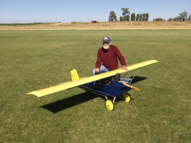 Jim Dokos and his Pietenpol
